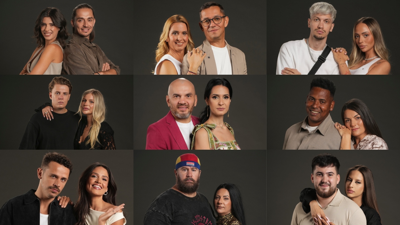 Nouă cupluri de vedete sunt pregătite pentru cea mai tare aventură a vieții lor – Power Couple, sezonul 4!